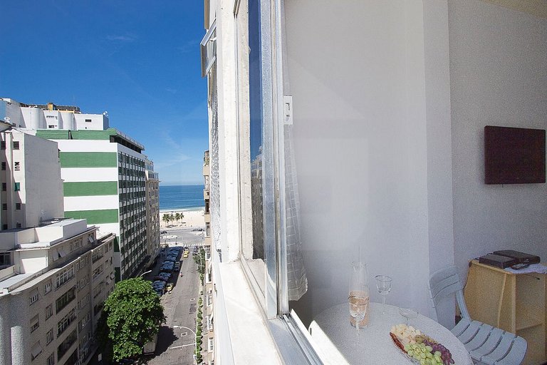 Estudio vista al mar junto al Hilton, Copacabana | Haelo