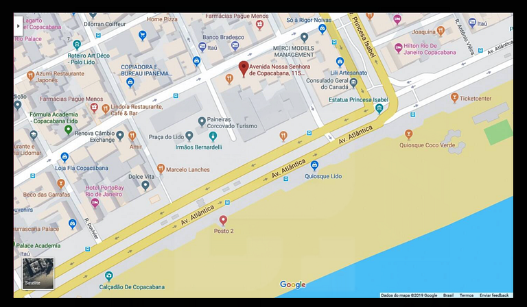 Studio vista mar a poucos metros da praia, posto 2 | Haelo