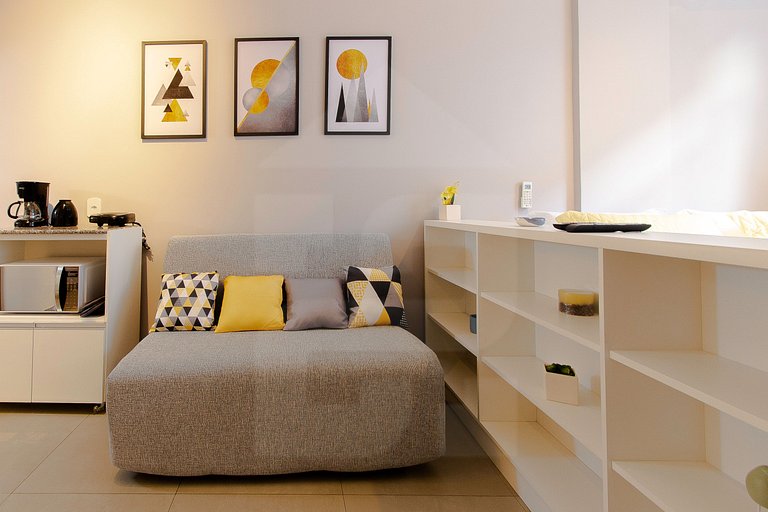 Modern studio on Rua Santa Clara, Copacabana | Haelo