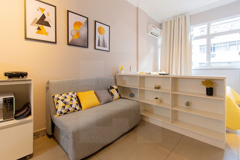 Modern studio on Rua Santa Clara, Copacabana | Haelo