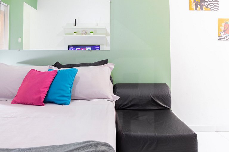 Studio 3 min from the beach, near Copa Palace | Haelo