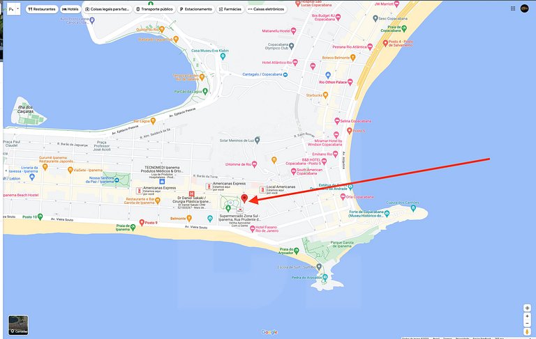 2 Quartos com Ar ao Lado da Praia e do Metrô