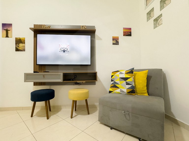 1 quarto na Rua Santa Clara, a 3 min da orla | Haelo