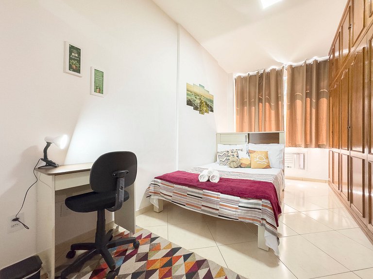 Ubicación Perfecta: 1Hab, 3min de la Costa