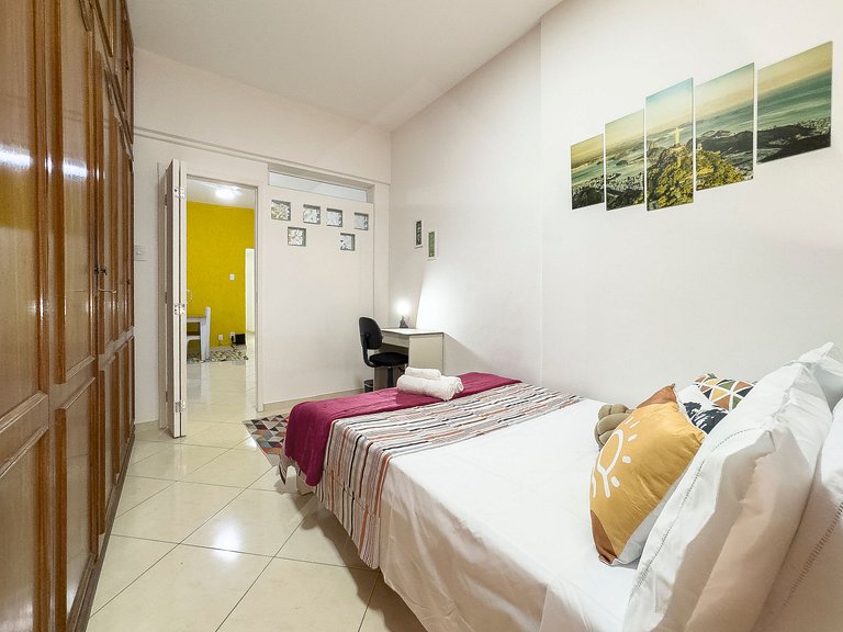 1 quarto na Rua Santa Clara, a 3 min da orla | Haelo