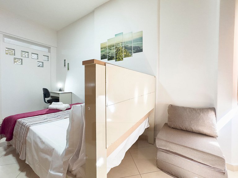 1 dormitorio en Rua Santa Clara, 3 min de la playa | Haelo
