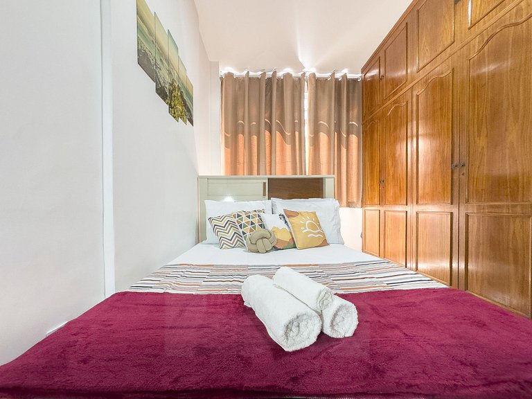 1 quarto na Rua Santa Clara, a 3 min da orla | Haelo