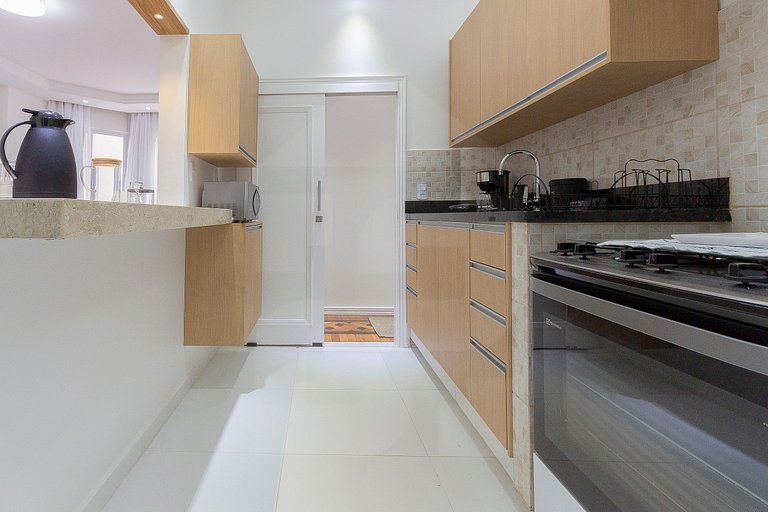 Departamento de 2 habitaciones junto a la playa