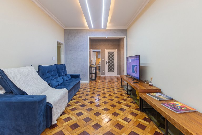 3 quartos reformados, 120 m², praia e metrô perto | Haelo