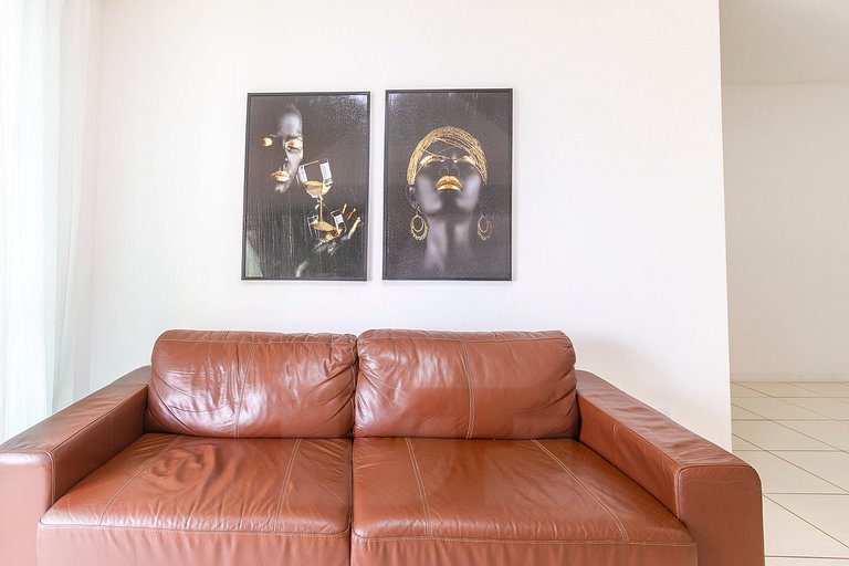 Cómodo Depto 2 Hab a 5 min de la Playa