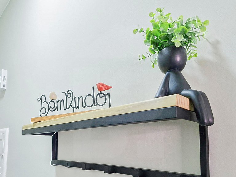 Charming Studio with Side View of the Beach