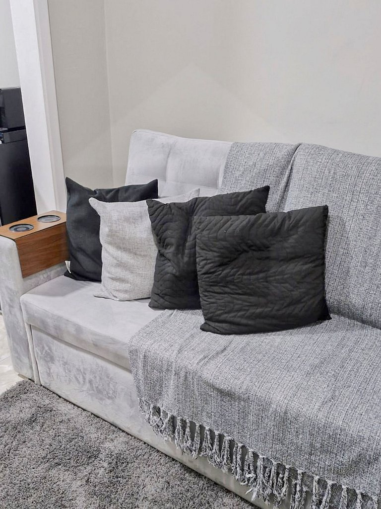 Charming Studio with Side View of the Beach