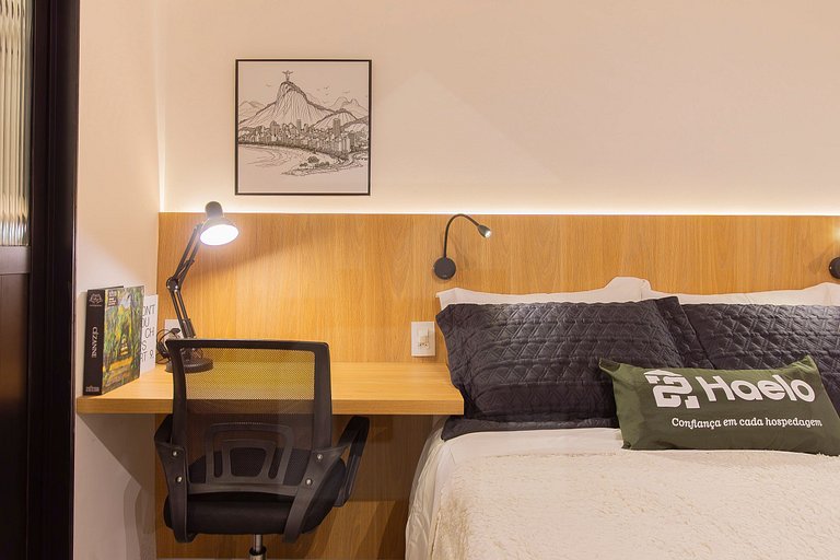 Estudio moderno en Ipanema, a 5 min de Leblon | Haelo