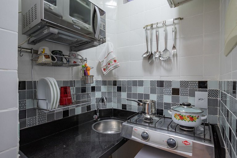 Apê reformado de 30 m² no coração de Copacabana