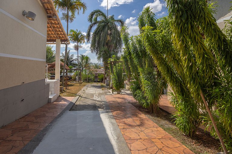 sitio con vista a la laguna y al mar en Maricá
