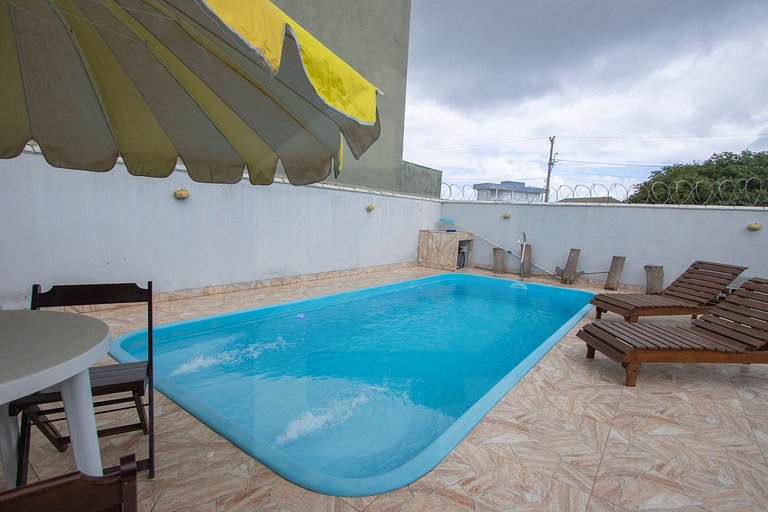 Charming House with Lagoon and Leisure in Arraial
