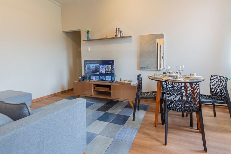 Aconchegante 2 Quartos no Centro do Rio