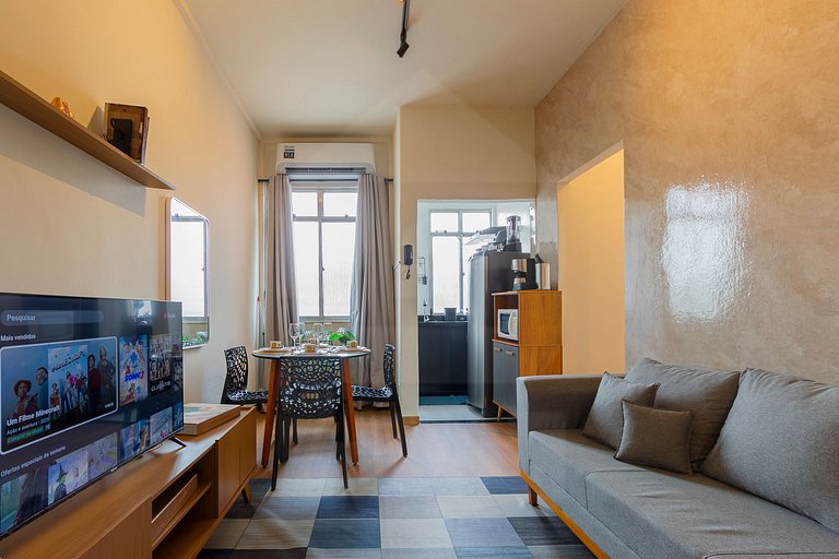 Aconchegante 2 Quartos no Centro do Rio