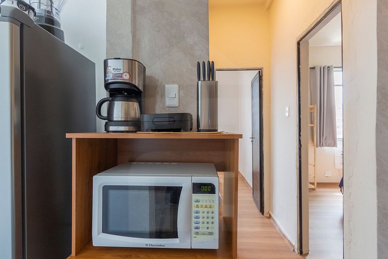 Aconchegante 2 Quartos no Centro do Rio