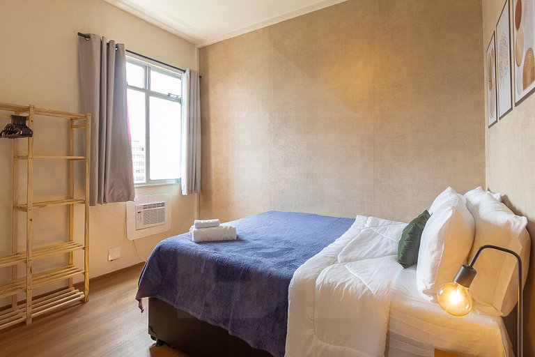 Aconchegante 2 Quartos no Centro do Rio