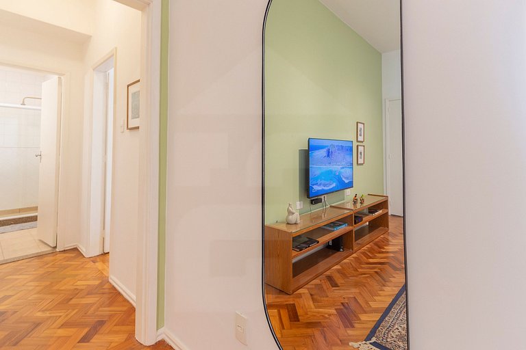 2 quartos com ar, perto da praia e do metrô