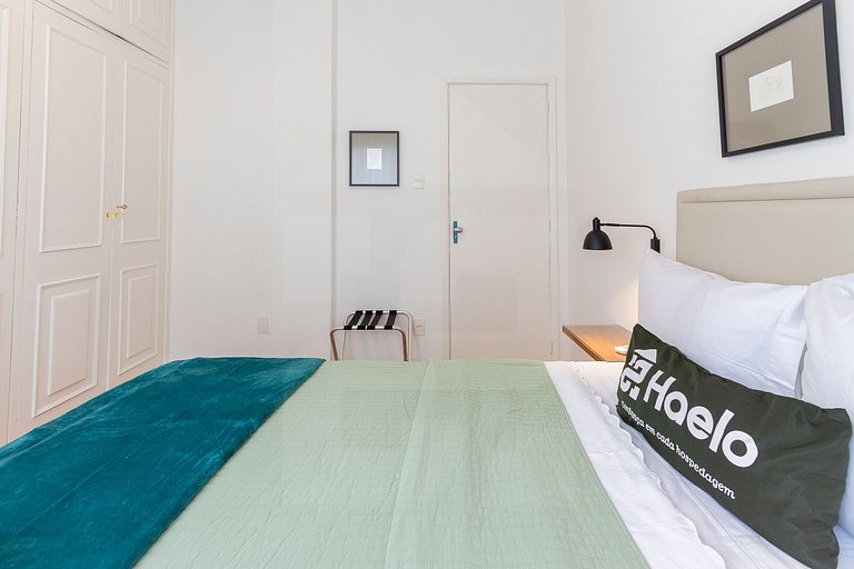 2 quartos com ar, perto da praia e do metrô