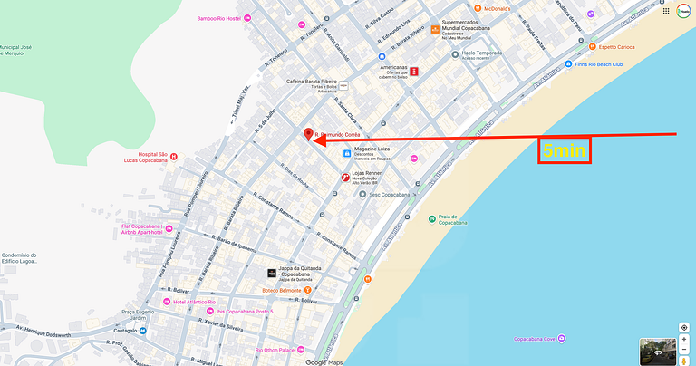 Spacious and comfortable on Copacabana Beach