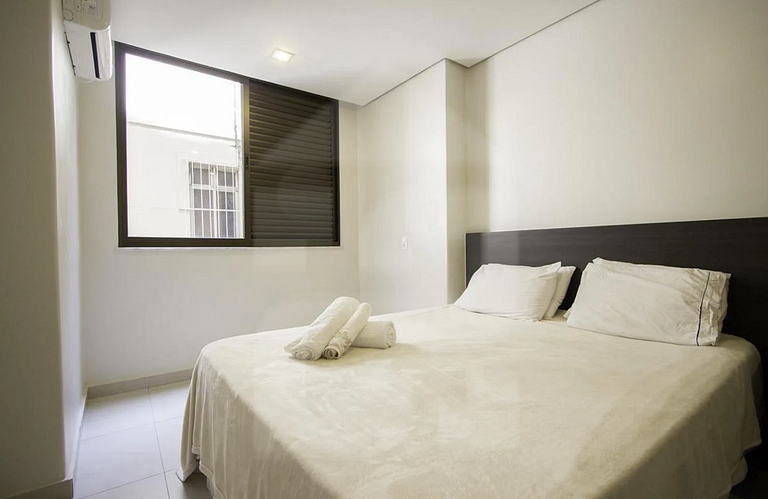 3 Quartos Silenciosos a 2 min da Praia