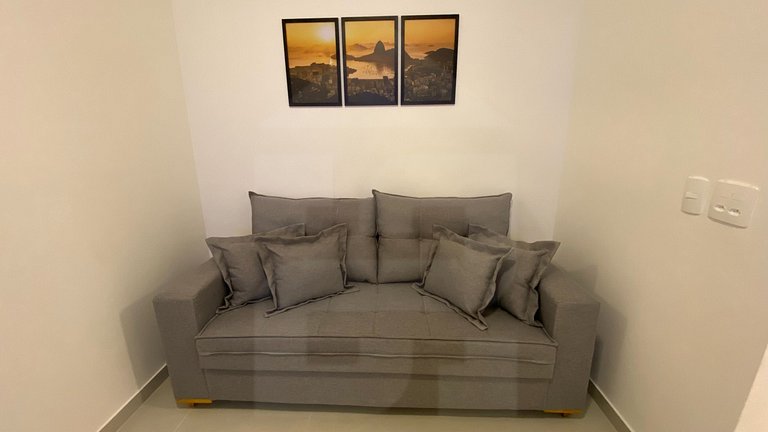 Confortável com vista para o Cristo