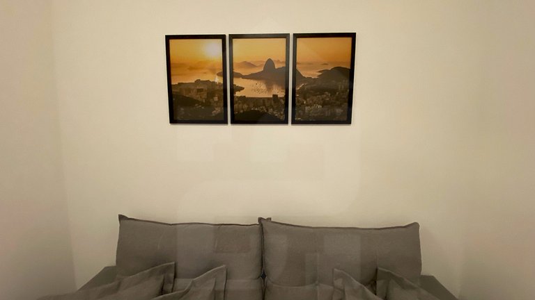 Confortável com vista para o Cristo