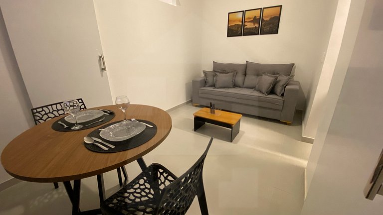 Confortável com vista para o Cristo