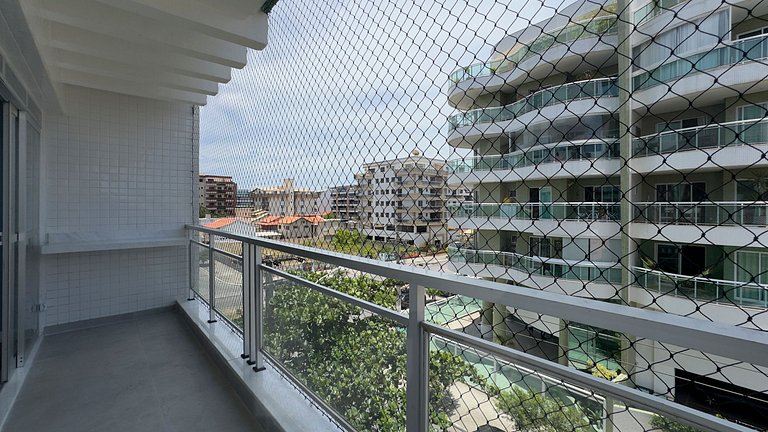 3 quartos com varanda vista mar, Braga Cabo Frio | Haelo