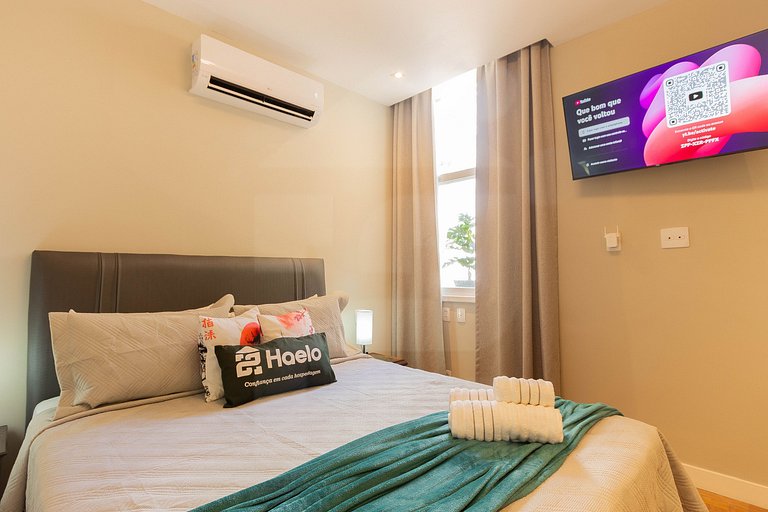 Apartment with Air Next to the Beach and Subway