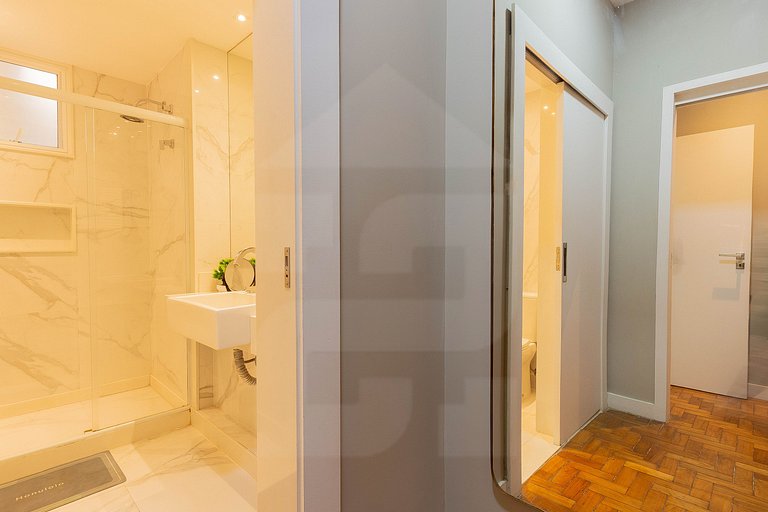 2 habitaciones junto a la playa y al metro