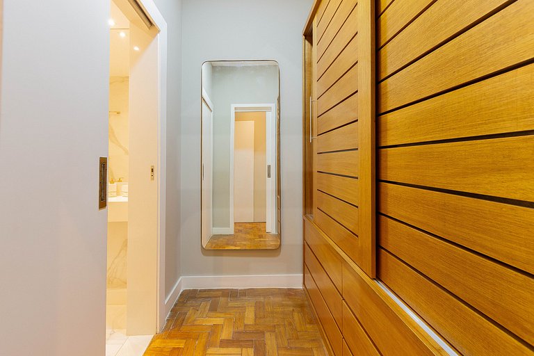 2 Quartos com Ar ao Lado da Praia e do Metrô