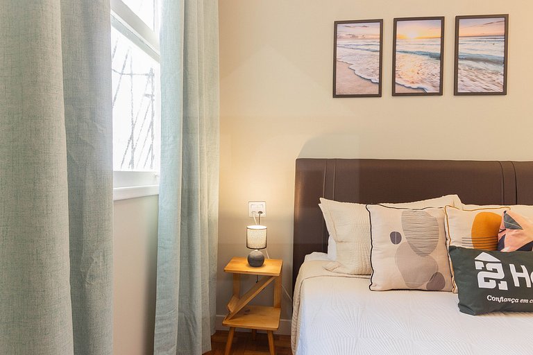 2 habitaciones junto a la playa y al metro