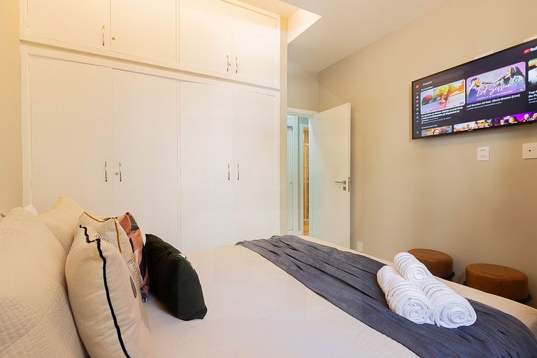 2 habitaciones junto a la playa y al metro