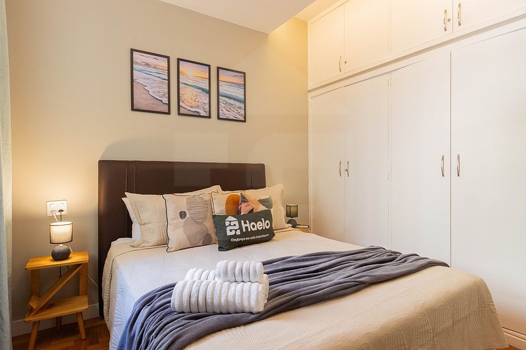 2 habitaciones junto a la playa y al metro