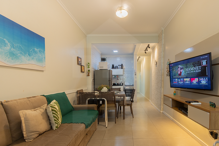 Studio Amplo e Tranquilo perto da Praia