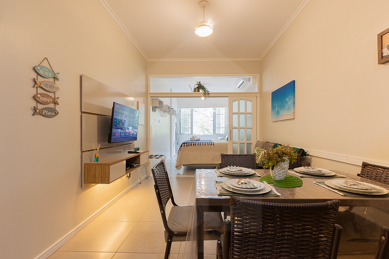 Studio Amplo e Tranquilo perto da Praia