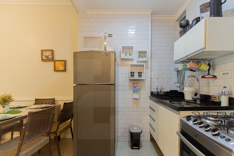 Studio Amplo e Tranquilo perto da Praia