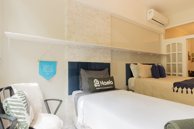 Studio Amplo e Tranquilo perto da Praia