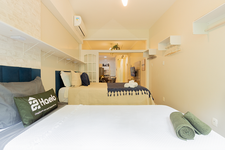 Studio Amplo e Tranquilo perto da Praia