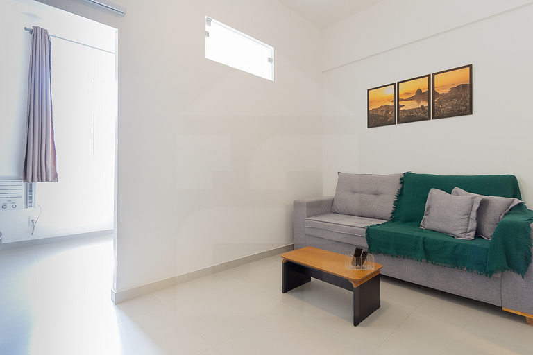 Confortável com vista para o Cristo