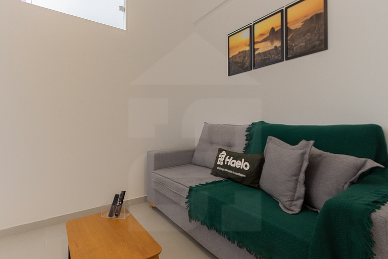 Confortável com vista para o Cristo