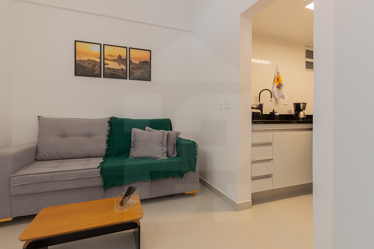 Confortável com vista para o Cristo