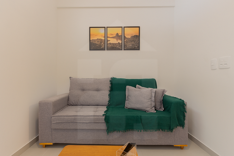 Confortável com vista para o Cristo