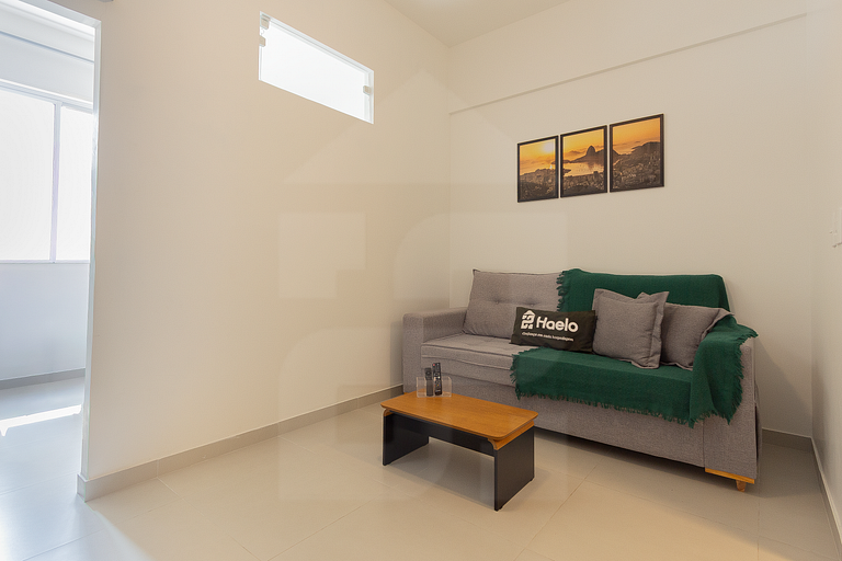 Confortável com vista para o Cristo