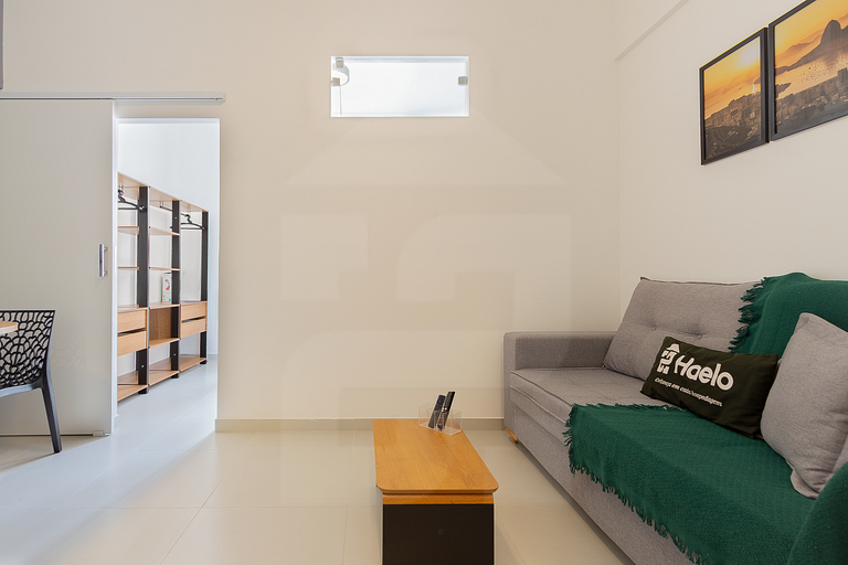 Confortável com vista para o Cristo