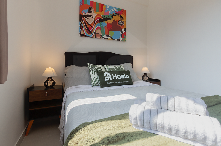 Confortável com vista para o Cristo